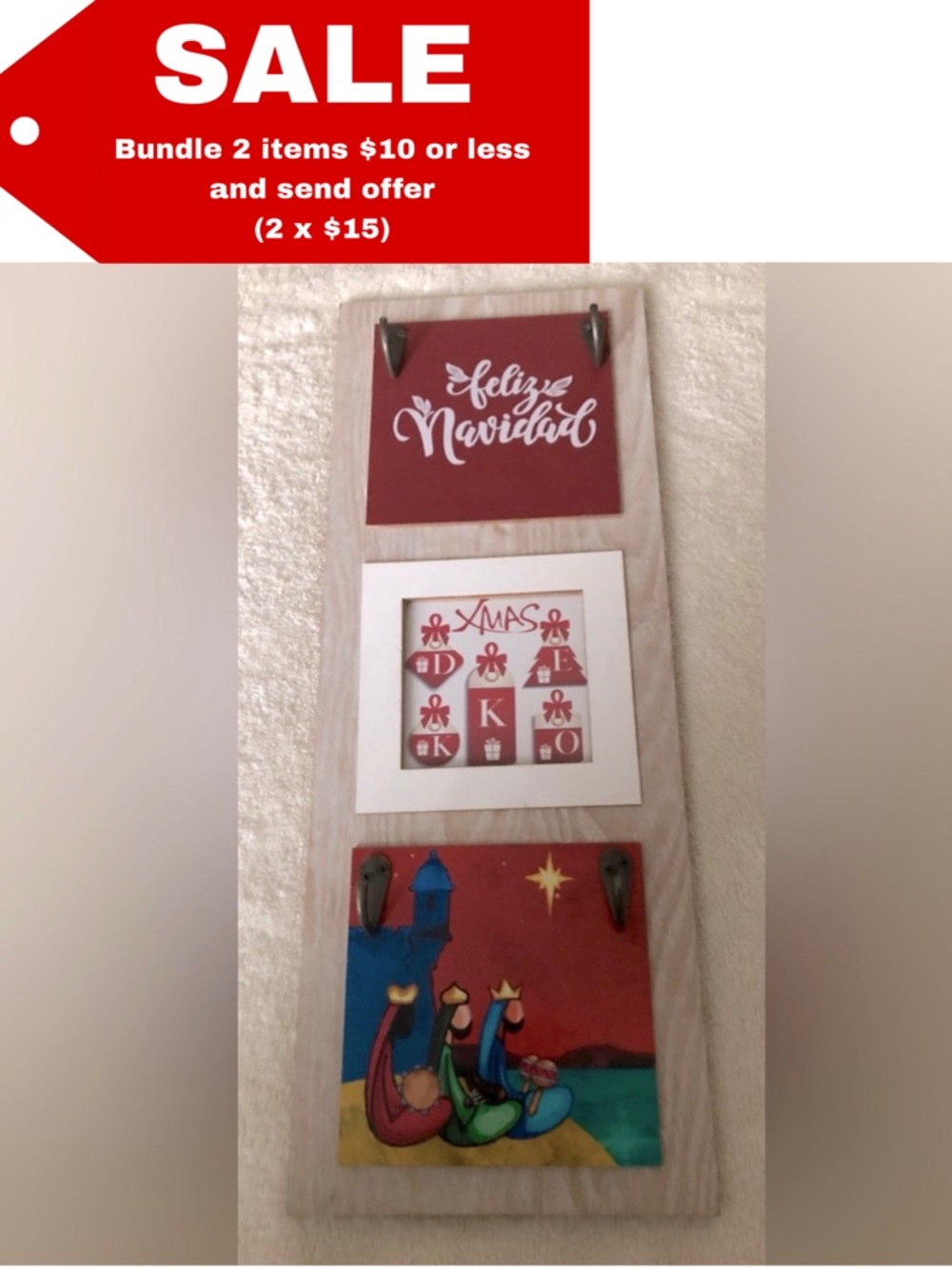 Christmas Wall Hanging New w/no tags